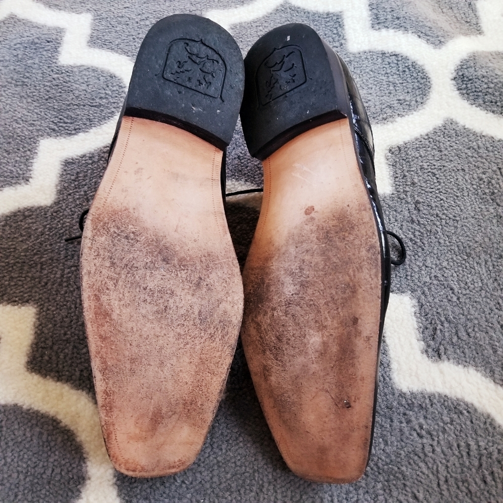 Rare, Leather ,Stacy Adam's Marcato ,Lizard and Eel Print ,Dress Shoes - Picture 5 of 5